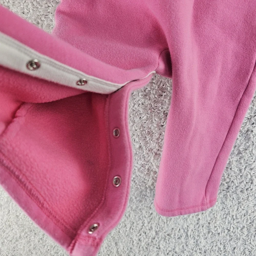 Vintage Y2K Old Navy‎ Pink Baby Girls One Piece 18-24 Months Embroidered